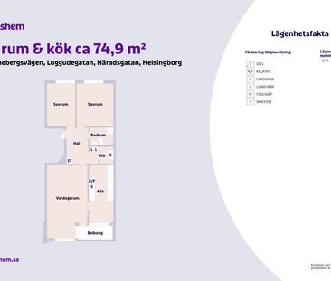 Luggudegatan 2 C, Helsingborg - Foto 5