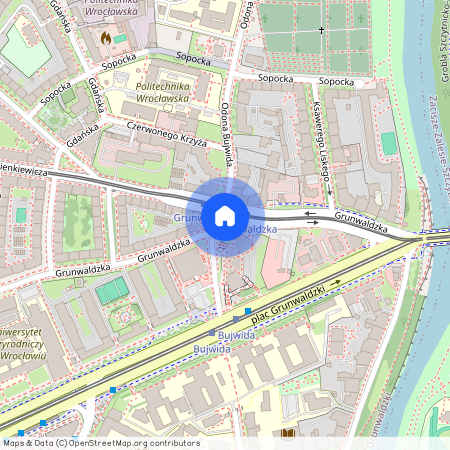 wyb. Ludwika Pasteura, Plac Grunwaldzki, Śródmieście, Wrocław, dolnośląskie