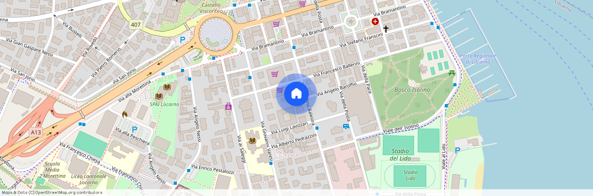 T. A4 - Via F. Ballerini 13B, 6600 Locarno