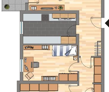 3-Zimmer-Wohnung in Bergheim Zieverich - Photo 1