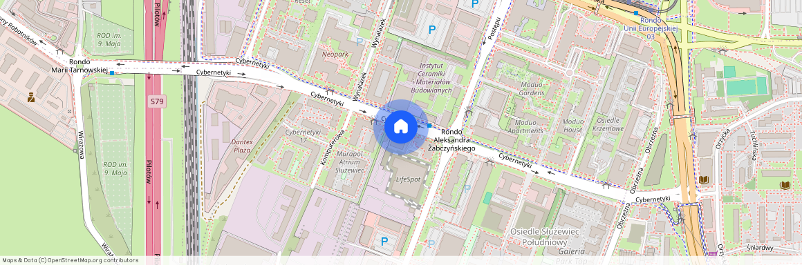 ul. Cybernetyki 13, Służewiec, Mokotów, Warszawa, mazowieckie