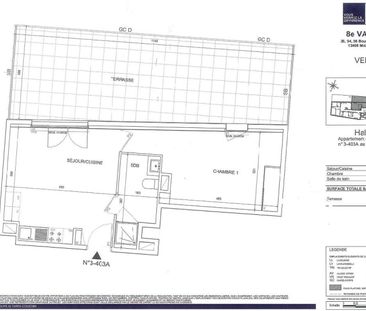 location Appartement T2 DE 42.9m² À MARSEILLE - Photo 1