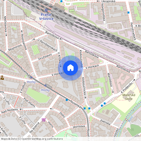 V Horkách, Praha 4 - Nusle