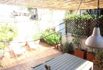 Attic-Piazza Navona: Short Stay. beautiful, fully furnished 1 Bedroom + Guest bed, 1 bath in period building with 2 large private terraces. Parquet floors, air conditioning, chef's kitchen, views, silent and bright. #2064