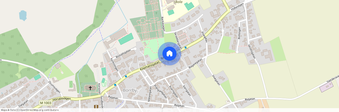 Köpmangatan, Borrby