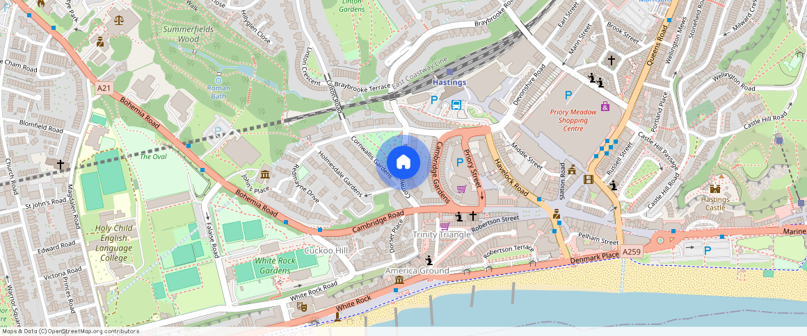 Cornwallis Gardens, Hastings, TN34