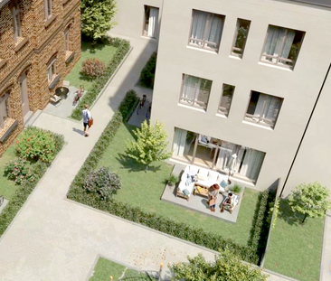 Erstbezug: Maisonette mit Terrasse und Gartenanteil im Innenhof - Foto 1