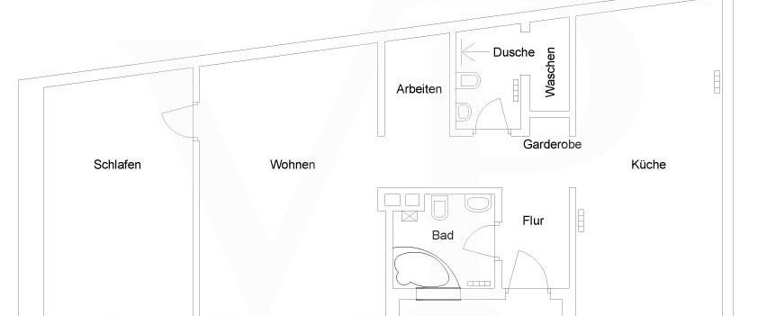Wohnen mit Wohlfühlfaktor – großzügige Bungalow-Wohnung mit Terrasse und Gartenanteil - Foto 1