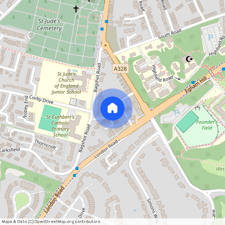 5 Charles House 11 Fircroft Road Englefield Green Egham Surrey