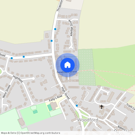 Long Row, Woodford NN14