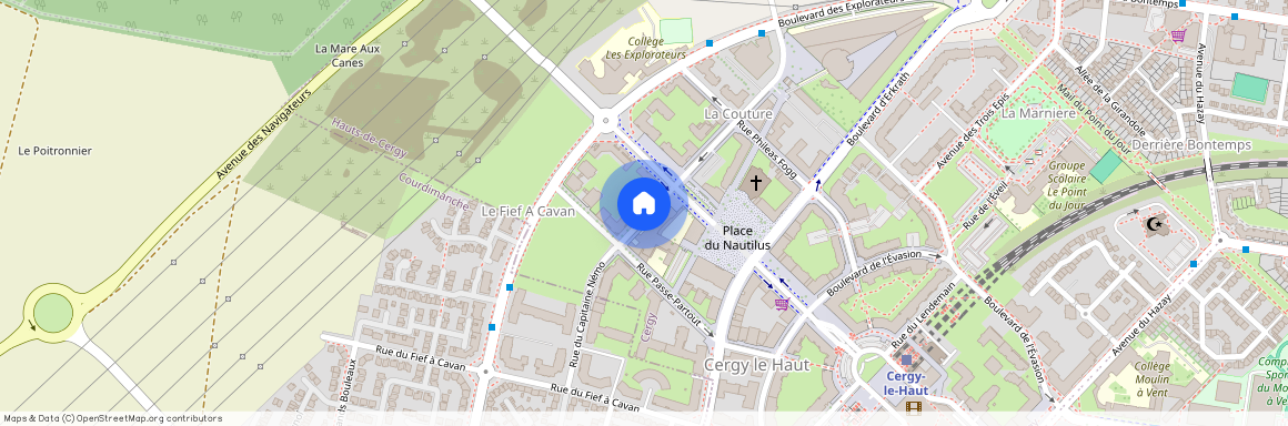 95800, Cergy