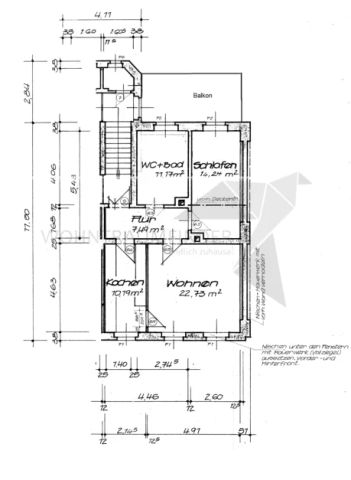 2-Raum-Wohnung mit Balkon und modernem Badezimmer - Photo 3