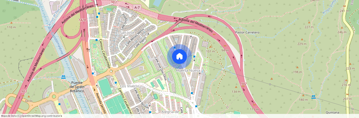 Huerta Nueva - Jardín de Málaga, Málaga