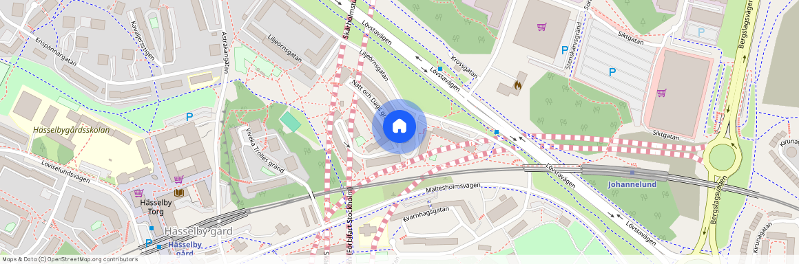 Natt Och Dags Gränd 6, Hässelby Gård