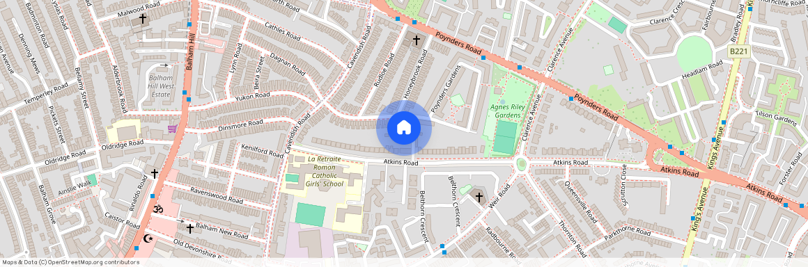 Poynders Gardens, Clapham Park, London, SW4