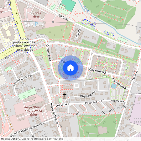 ul. Obywatelska, Centrum, Zielona Góra, lubuskie