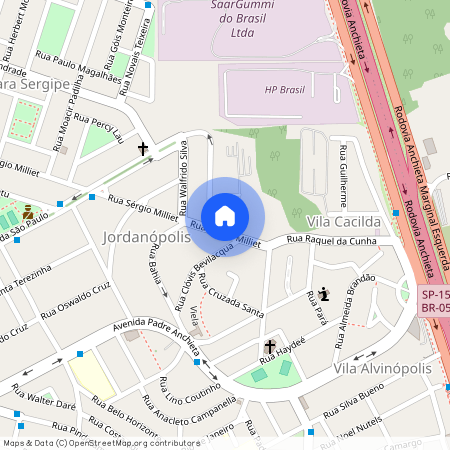 Rua Sérgio Milliet, 721 - Vila Jordanopolis, São Bernardo do Campo - SP