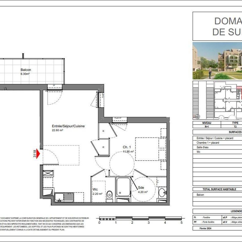 Location Appartement 2 pièces 40m² TOURS 37100 - Photo 2
