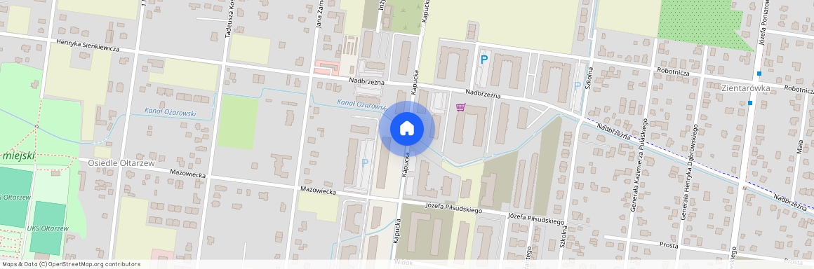 ul. Kapucka, Ożarów Mazowiecki, Ożarów Mazowiecki, warszawski zachodni, mazowieckie