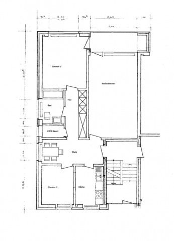 Freundliche drei Zimmer Wohnung in Sackgassenlage, fußläufig zum Utkiek - Foto 2