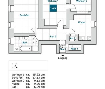 2 Zimmer Souterrain Wohnung in ruhiger Lage in Dresden Trachau - Photo 4