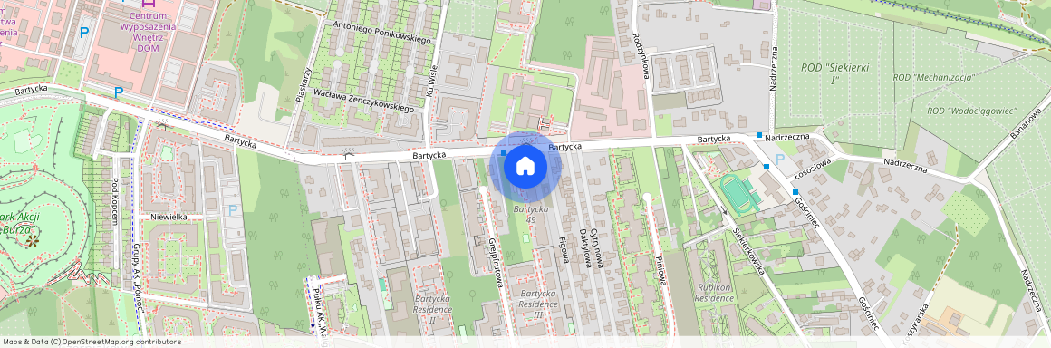 ul. Bartycka, Siekierki, Mokotów, Warszawa, mazowieckie