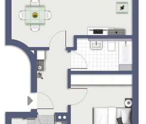 NUR MIT GÜLTIGEM WBS! 2-Zimmerwohnung mit Dachbalkon in Lützenkirchen! - Foto 4