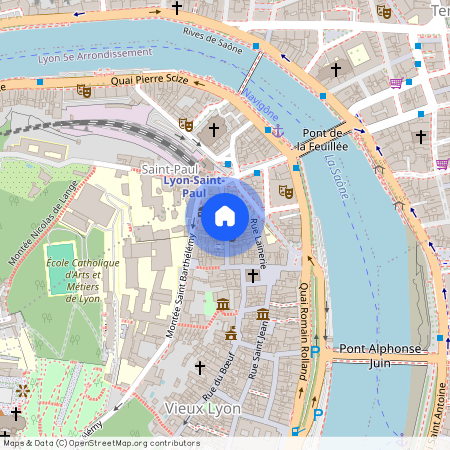 Building Rue Juiverie - checkmyguest - 1349499, Rue Juiverie, Lyon