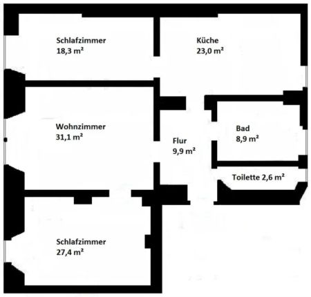 3-Raum-Wohnung mit EBK in direkter Zentrumslage Torgau - Photo 5