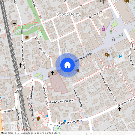 ul. Bohaterów Monte Cassino, Centrum, Dolny Sopot, Sopot, pomorskie