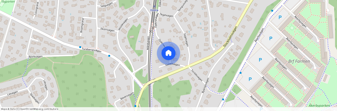 Djäknevägen, Täby