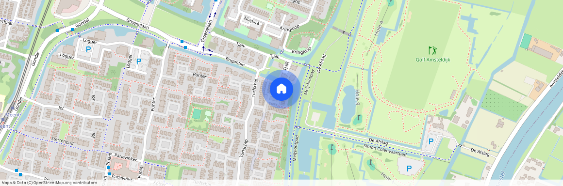 Punterbuurt, 1186 XB, Turfschip, Amstelveen