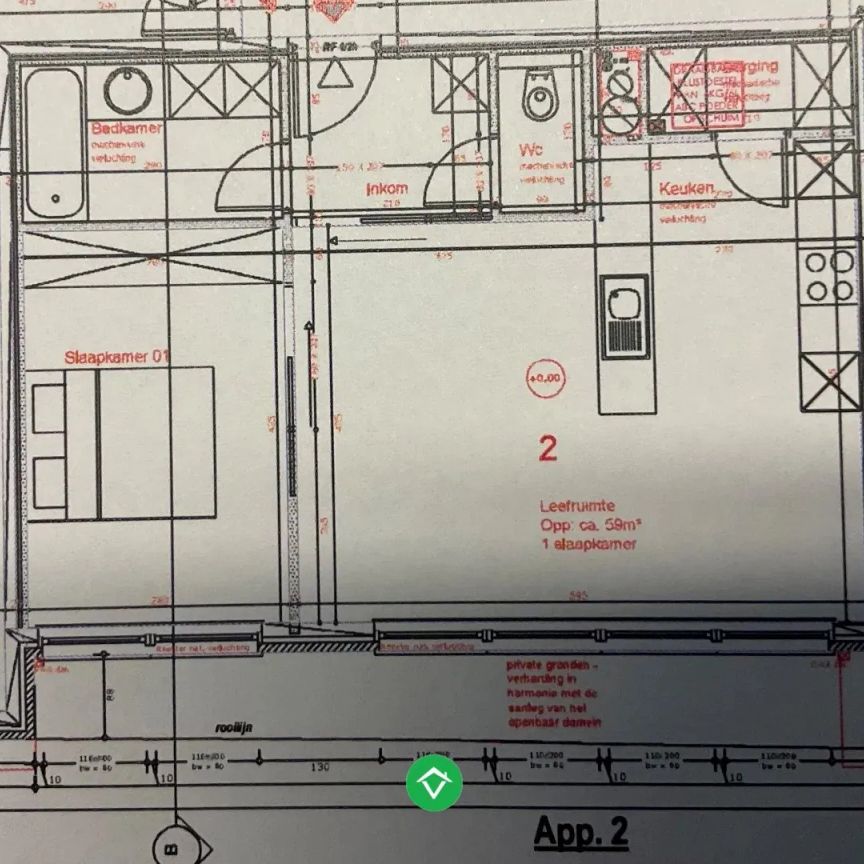 Rustig gelegen appartement met 1 slaapkamer te Koekelare - Foto 1