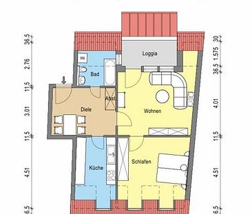 Da kommt man gern Heim. ansprechende 2-Zimmer-Wohnung (WBS) - Foto 4