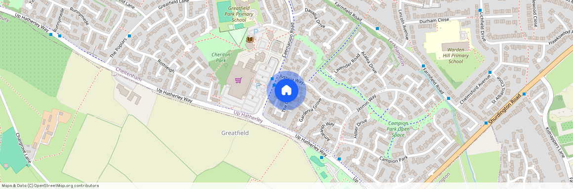 The Greenings, Up Hatherley, GL51