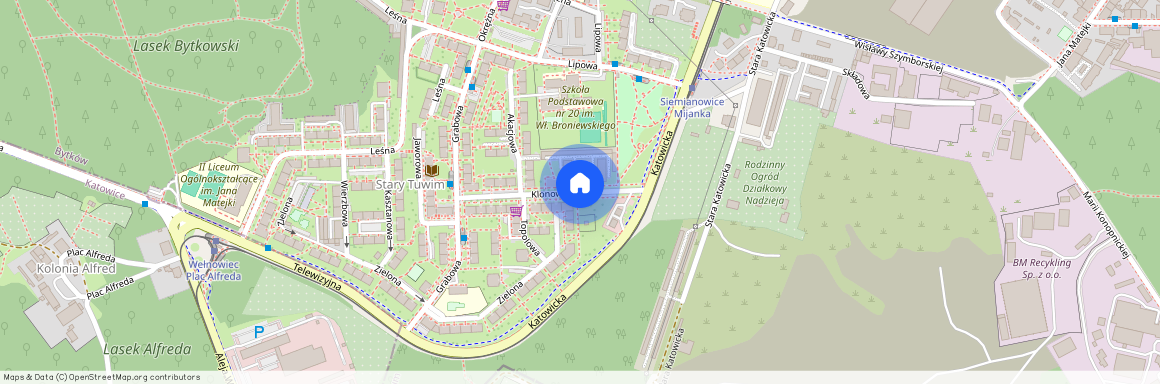 ul. Klonowa, Centrum, Siemianowice Śląskie, śląskie