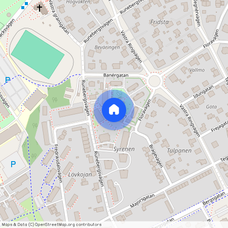 Fridstaplan 8 A, Villastaden