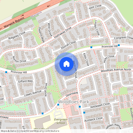 Berwick Close, Warwick, Warwickshire, CV34