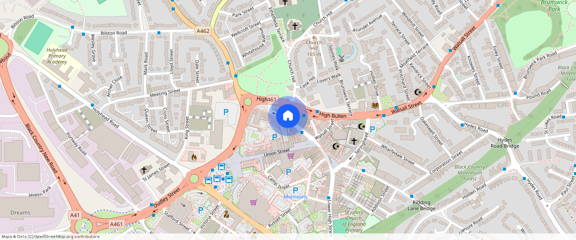 Upper High Street, Wednesbury, WS10