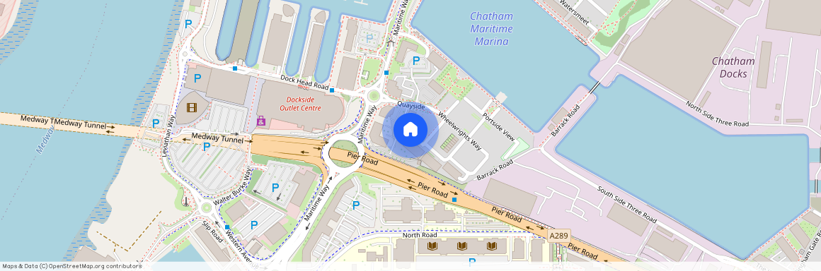 Quayside, Chatham Maritime, Chatham, Kent, ME4