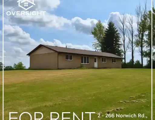 2+1-Bedroom Duplex in Brant!! | 266 Norwich Road, Brant - Photo 1