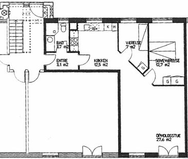 Hyggelig 3 værelses lejlighed - Foto 3