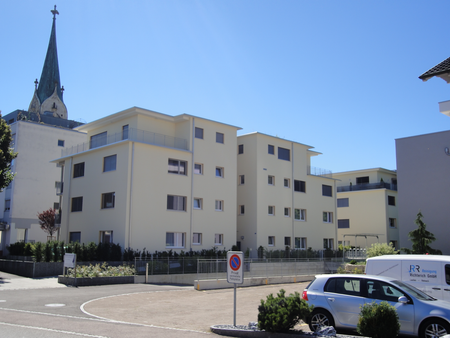 Exkl. 2.5-Zi.-Attika-WHG, Panorama-Terrasse & Dreh-Cheminée in Laufen - Foto 4