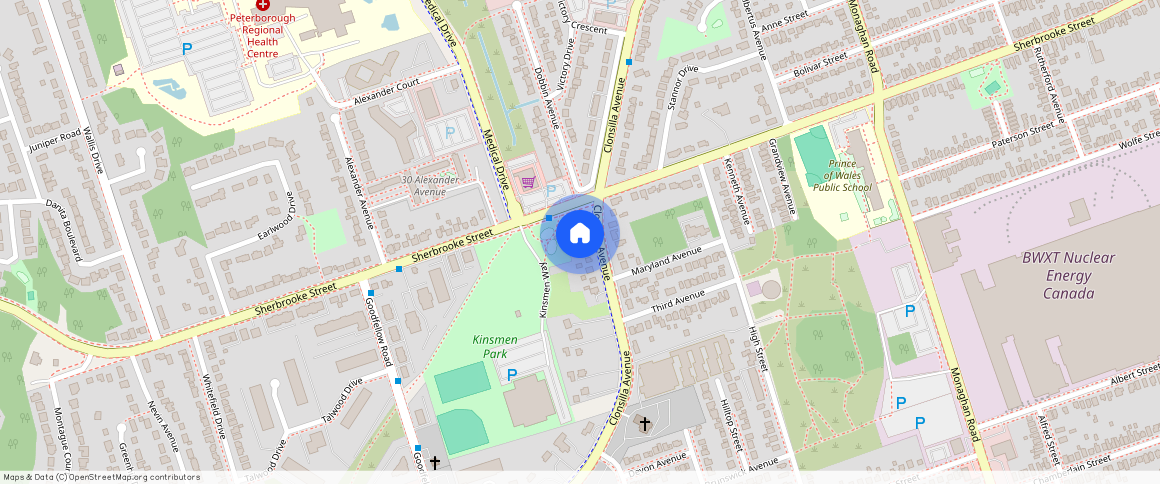 1217 Clonsilla Ave near Sherbrooke St, Peterborough, Peterborough, Peterborough, K9J 8P8