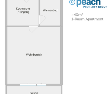 +++ Top gepflegtes Apartment mit Balkon +++ - Photo 1