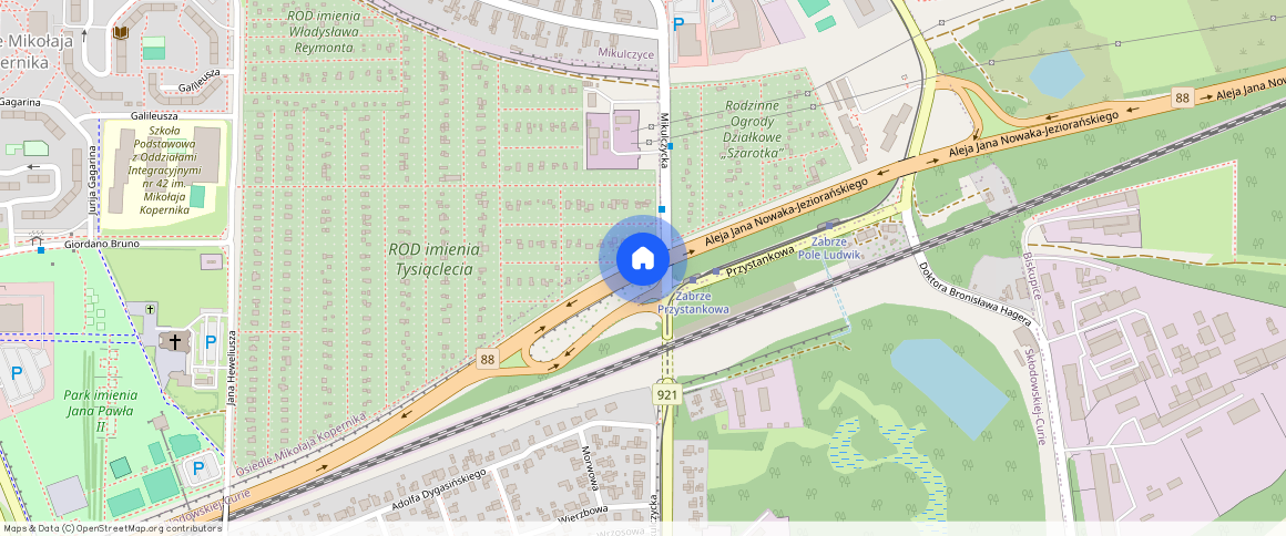 Bończyka, Zandka, Zabrze, śląskie