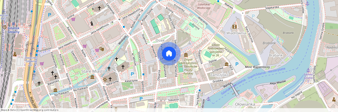 ul. Zamkowa, Śródmieście, Gdańsk, pomorskie