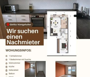 2 Raumwohnung in Görlitz Königshufen - Photo 2