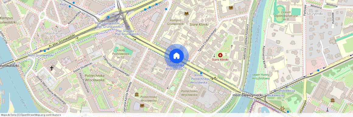 ul. Marii Curie-Skłodowskiej, Plac Grunwaldzki, Śródmieście, Wrocław, dolnośląskie
