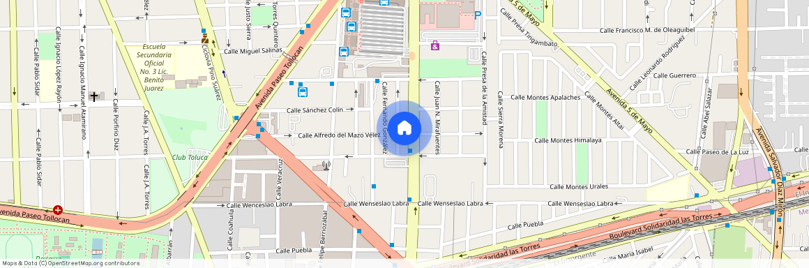 Calle Alfredo del Mazo Vélez 504, 50140 Toluca, MEX, Mexico